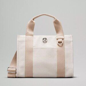 Lululemon Two-Tone Canvas Tote Bag Mini